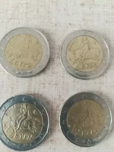 Moneta da 2 euro rara GRECIA S MANCANTE - Foto 1 di 6