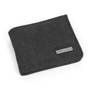 Flat Wallet by Sativa Hemp Bags - Grey - Picture 1 of 3