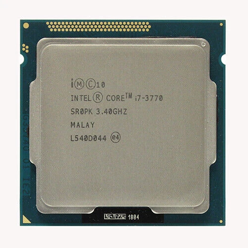 Intel Core i7-3770 3.40GHz 8MB Quad Core Socket LGA1155 CPU Processor SR0PK - Image 1 of 1