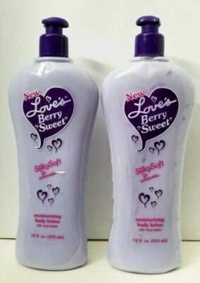 2 pçs Loção Corporal Hidratante Love's Berry Sweet Silky Soft in Love 12 oz cada DANA - Imagem 1 de 2