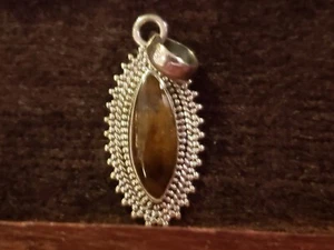 Colgante de plata de ley pietersita - Imagen 1 de 3