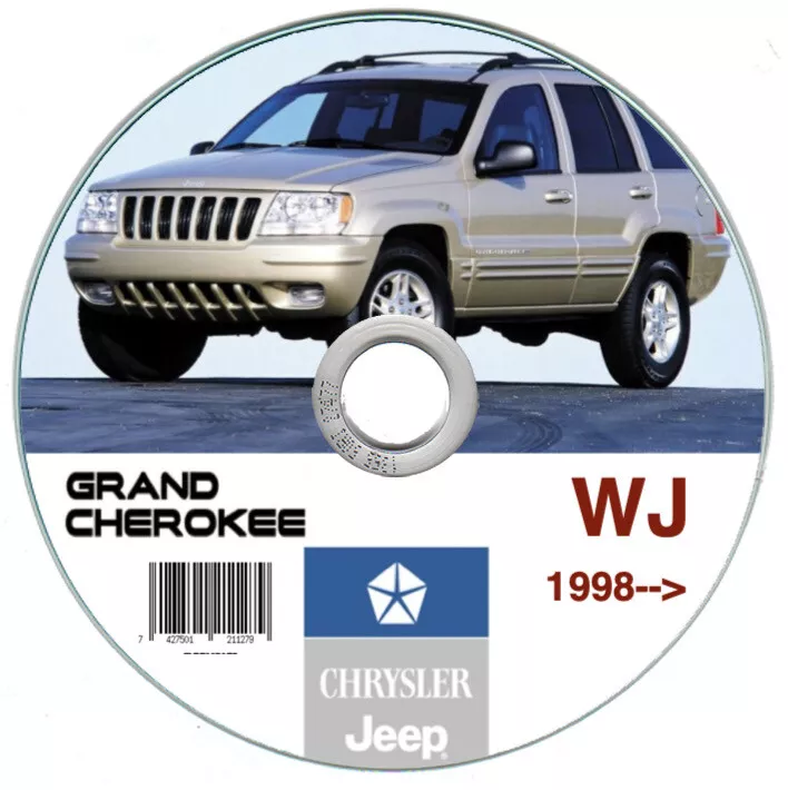 Jeep Grand Cherokee WJ 1998-2004 Manual De Taller En Cd - Imagen 1 de 4