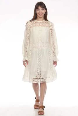 Johnny Was Jade Mitska Lace Mini Dress L30224 * - Image 1 of 4