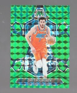 2023-24 Panini Mosaic - Chet Holmgren #30 Green Mosaic Prizm - Picture 1 of 2