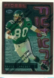 NFL - FOOTBALL INSERT TRADING CARD - FINEST FUTURE - WAYNE CHREBET - Picture 1 of 2