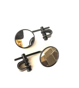Mirrors With Clamp Steel Black for Bars By 22 - 25 MM Ø 80mm - Bild 1 von 2
