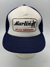 Vintage Marlin Shotgun Rifles Men's Trucker Hat Snapback Blue Baseball Cap New