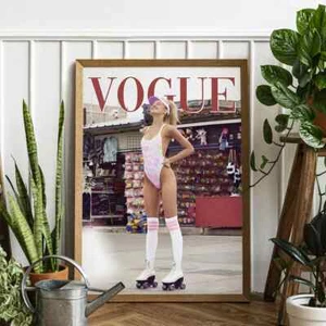 Fashion Magazine Retro Poster Premium Quality Choose your Size - Picture 1 of 4