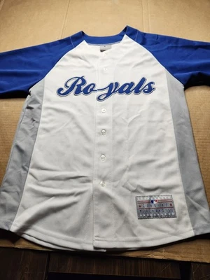 Camiseta Majestuosa Para Mujer Kansas City Royals Zack Greinke #23 14/16 Blanca MLB Foto 1 de 4