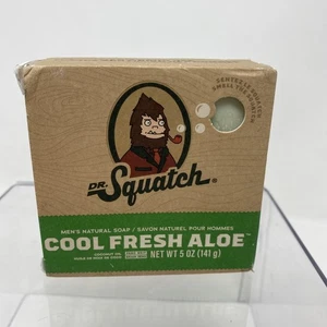 DR SQUATCH Cool Fresh Aloe Soap – Natural Manly Cold Process Soap Bar 5 oz BNIB - Picture 1 of 7