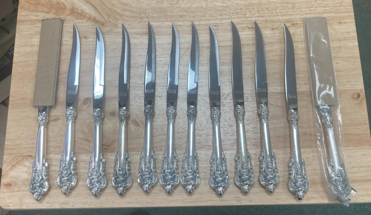 Wallace Grande Baroque Antique US Sterling Silver Flatware Sets