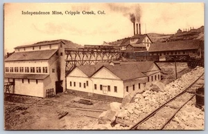 K39/ Cripple Creek District Colorado Postcard c1910 Independence Mine 95 - Picture 1 of 4