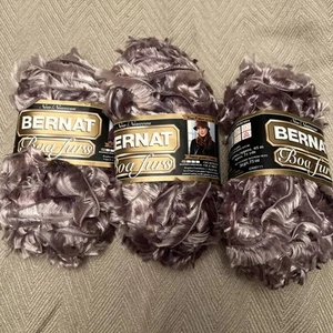 Lot of 3 Skeins Bernat Chinchilla Color 81940 71 yards each - Picture 1 of 6