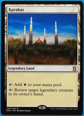 Karakas Eternal Masters NM Mythic Rare MAGIC MTG CARD (ID# 499227) ABUGames - Image 1 of 2