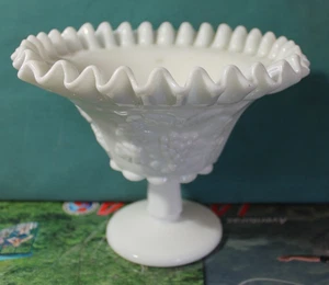 WESTMORELAND  PG-97 6" CRIMPED EDGE COMPOTE - Picture 1 of 2