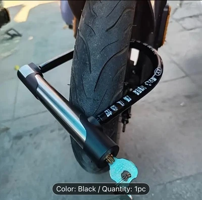 Heavy Duty Motorcycle E-bike U-Lock Extra Security With Thick Shackle Theft Pro - Image 1 of 4