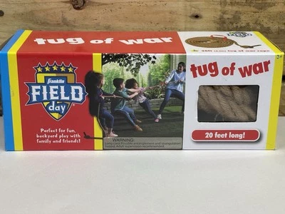 Cuerda de yute natural Franklin Field Day tira y afloja 20 pies diversión familiar patio trasero juego Foto 1 de 4
