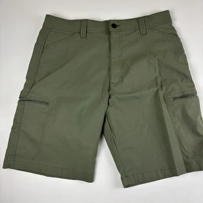 Pantalones Cortos de Carga Wrangler Para Hombre Talla 34 Verde Elastizados Exterior Todo Terreno Foto 1 de 4