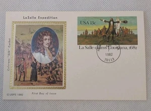 USA5 LaSalle Expedition #UX95 U/A COLORANO SILK FDC - Picture 1 of 4