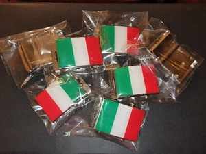 Fibbia AUTOBLOCCANTE❗️cintura 4 cm BANDIERA Italia 🇮🇹 VINTAGE❗️metallo  RESINA - Foto 1 di 6