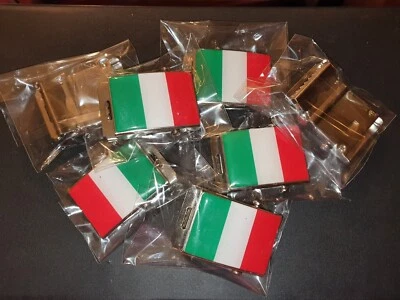Fibbia AUTOBLOCCANTE❗️cintura 4 cm BANDIERA Italia 🇮🇹 VINTAGE❗️metallo  RESINA - Immagine 1 di 4