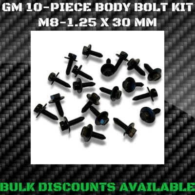 1982-1992 Firebird Formula Interior Exterior Chasis Motor Bahía Carrocería Pernos Nuevo de Lote Antiguo Foto 1 de 2