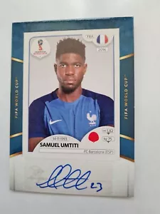 2018-2019, PANINI TREBLE SOCCER, WORLD CUP STICKER, AUTO, SAMUEL UMTITI - Bild 1 von 2