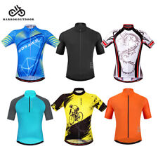 Summer Men Cycling Jersey Short Sleeve Riding Shirts Bike Clothes Top Breathable