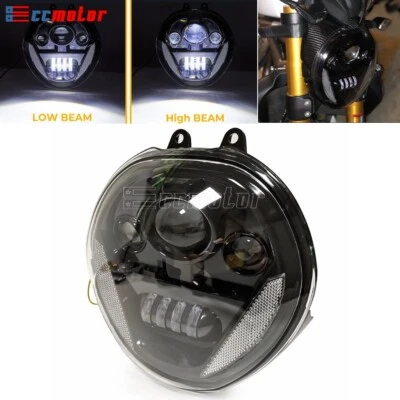 LED Headlight For Ducati Monster 821 / 1200 / 1200S / 1200R High Low Beam DRL - Image 1 of 4