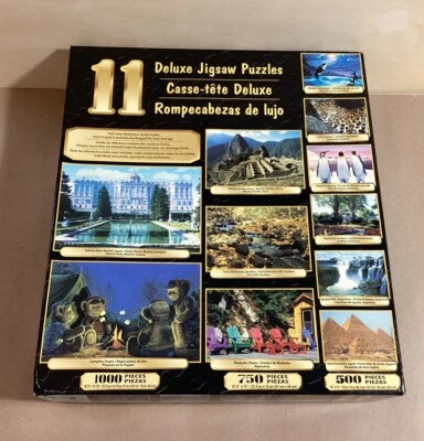 Sure Lox 11 Deluxe Jigsaw Puzzles Nature Ancient Sites Fantasy 7250 Pieces 2005 - Image 1 of 4