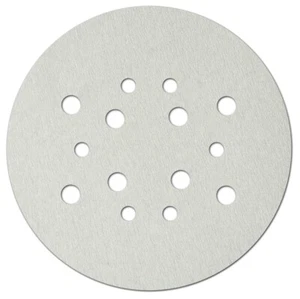 Dischi abrasivi bianchi universali 225 mm, grado 120, velcro, Kpl5 pz - Foto 1 di 1