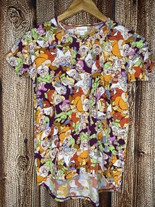 LulaRoe Disney girls Size 10 tunic top gracie seven dwarfs stretch Shirt - Picture 1 of 4