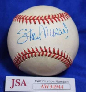 Stan Musial JSA COA Autograph National League Signed Baseball - Picture 1 of 2