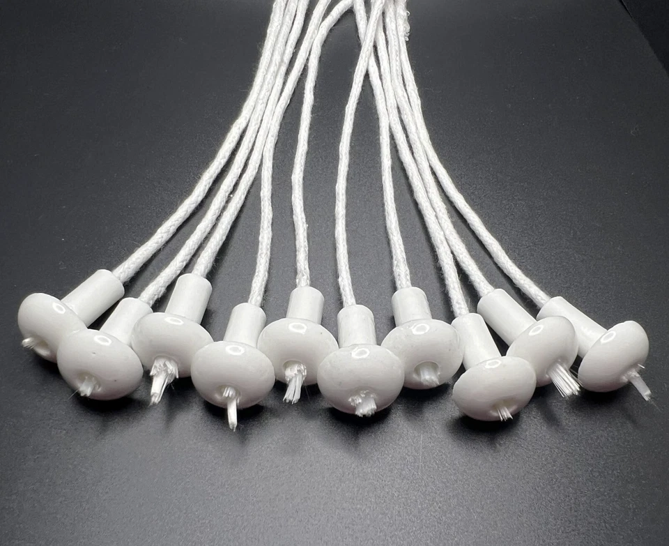 2 Ceramic Wine Bottle Wick Holder Includes 10" Wick Tiki Torch Candle