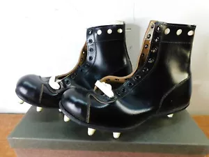 Vintage Magnus 2133 Fußballschuhe Stollen schwarz Größe 5 neu im Karton #2 - Bild 1 von 7