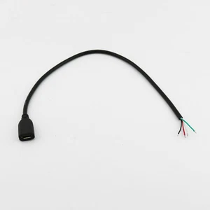 1pc Micro USB 5 Pin Female to 4 Pin 4 Wire Data Charge Cable Cord Connectors DIY - Picture 1 of 7