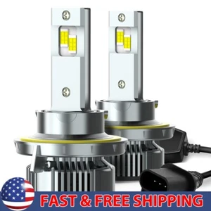 H13 LED Headlight Bulbs for 2006-2012 Dodge Ram 1500 2500 3500 Hi/Lo Beam 2/4X - Picture 1 of 10