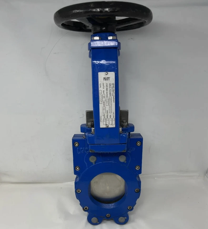 Henry Pratt Knife Gate Valve LVC Figure 53 Size 4" Max TEMP 180F CWP 150PSI - Image 1 of 2