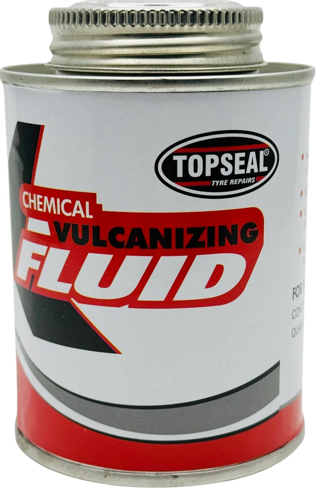 TOPSEAL VULCANIZING FLUID TYRE REPAIR GLUE 250ML - Image 1 of 1