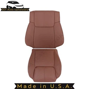 2006-2010 For Jeep Commander Genuine Leather Passenger Side Covers Saddle Brown - Picture 1 of 16
