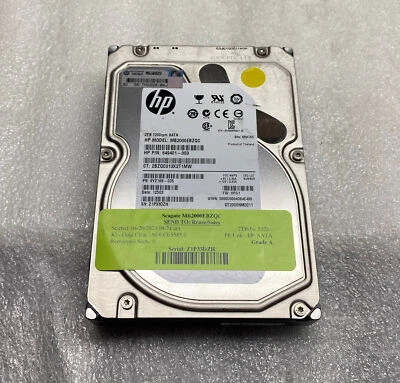 HP MB2000EBZQC 2TB 3.5" SATA 3 Desktop Hard Disk Drive HDD Grade A - Image 1 of 4