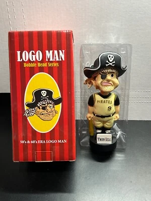 Pittsburgh Pirates Bobblehead 50’s & 60’s Era Logo Man New Stadium Giveaway SGA - Image 1 of 3