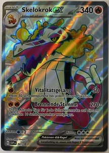 Pokemon Skelokrok ex SHINY | Deutsch SVP DE 081 Black Star Promo | Near Mint - Bild 1 von 2
