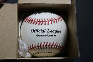 Vintage RAWLINGS OFFICIAL LEAGUE BASEBALL GENUINE LEATHER New in Box - Picture 1 of 5