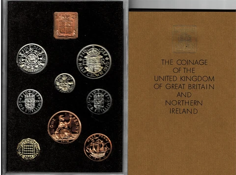GREAT BRITAIN UNITED KINGDOM NORTHERN IRELAND 8-COIN PROOF SET 1970 GEM Cover