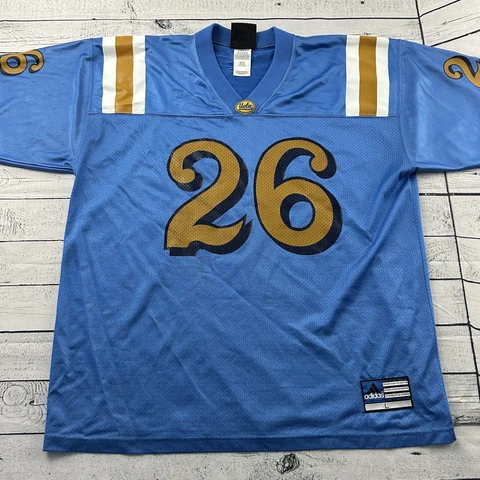 Vintage Adidas UCLA #26 Football Jersey Men's Large Blue Cover