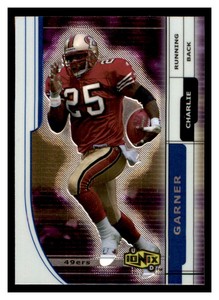 2000 UD Ionix #51 CHARLIE GARNER San Francisco 49ers ~F3L