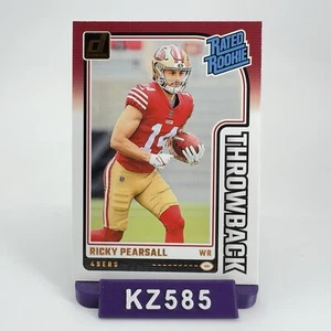 2024 Panini Donruss - Rated Rookies Throwbacks Ricky Pearsall #33 (RC) - Picture 1 of 2