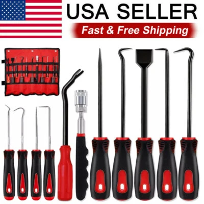 11PCS Precision Pick & Hook Set with Scraper and Magnetic Telescoping Tool Kit - Image 1 of 4