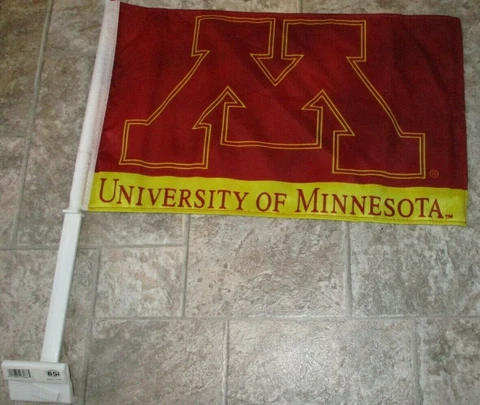 Minnesota Golden Gophers DOUBLE SIDED CAR FLAG ! FREE SHIPPING ! Cover